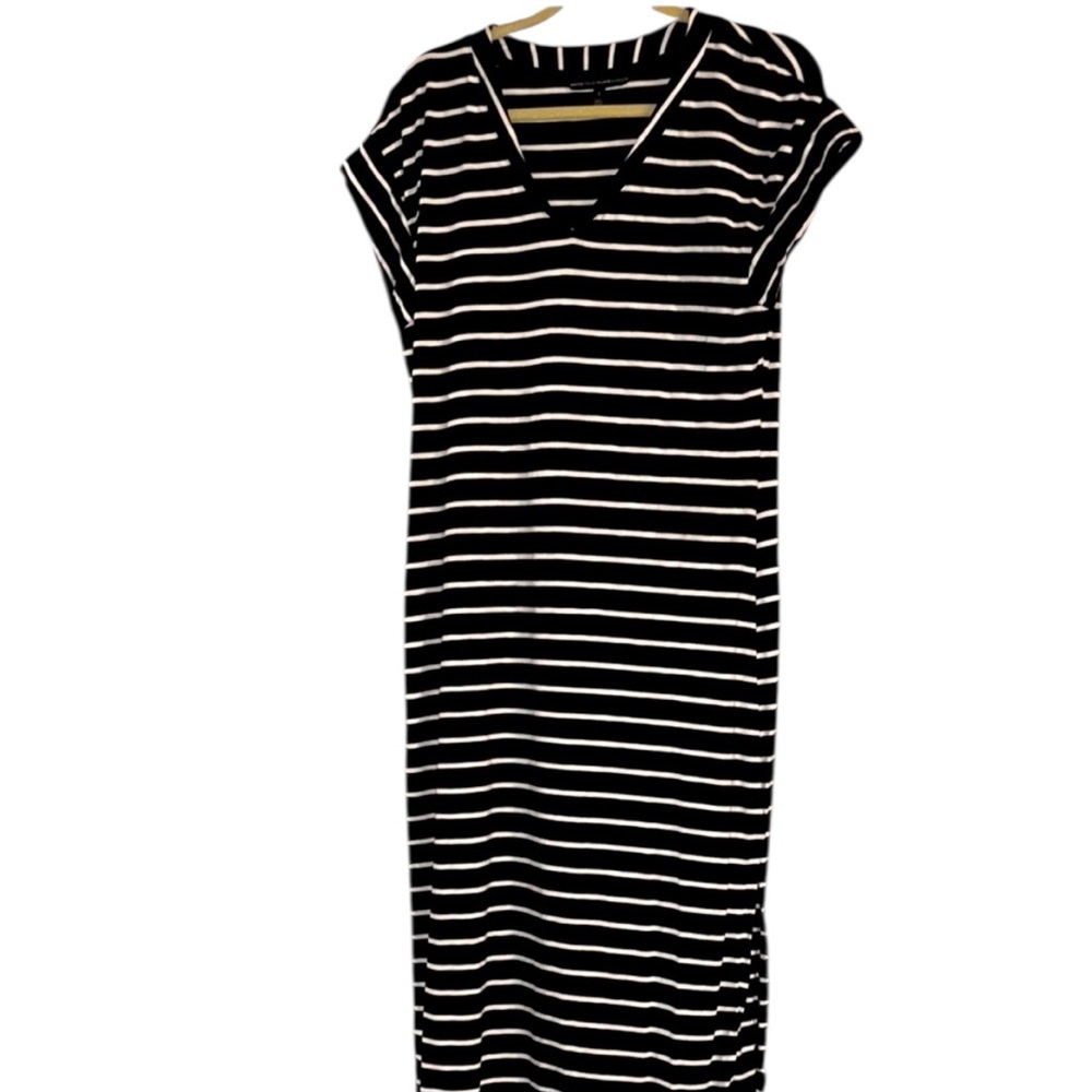 White House Black Market Striped Midi Dress